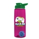 The Flair - 26 oz Transparent Tritan(TM) Bottle with Drink thru lid, Mixing Ball, and Digital Imprint
