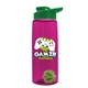 The Flair - 26 oz Transparent Tritan(TM) Bottle with Drink thru lid, Mixing Ball, and Digital Imprint