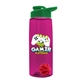 The Flair - 26 oz Transparent Tritan(TM) Bottle with Drink thru lid, Mixing Ball, and Digital Imprint