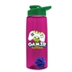 The Flair - 26 oz Transparent Tritan(TM) Bottle with Drink thru lid, Mixing Ball, and Digital Imprint