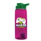 The Flair - 26 oz Transparent Tritan(TM) Bottle with Drink thru lid, Mixing Ball, and Digital Imprint