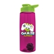 The Flair - 26 oz Transparent Tritan(TM) Bottle with Drink thru lid, Mixing Ball, and Digital Imprint