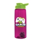 The Flair - 26 oz Transparent Tritan(TM) Bottle with Drink thru lid, Mixing Ball, and Digital Imprint