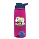 The Flair - 26 oz Transparent Tritan(TM) Bottle with Drink thru lid, Mixing Ball, and Digital Imprint