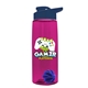 The Flair - 26 oz Transparent Tritan(TM) Bottle with Drink thru lid, Mixing Ball, and Digital Imprint