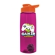 The Flair - 26 oz Transparent Tritan(TM) Bottle with Drink thru lid, Mixing Ball, and Digital Imprint