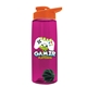 The Flair - 26 oz Transparent Tritan(TM) Bottle with Drink thru lid, Mixing Ball, and Digital Imprint