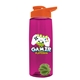 The Flair - 26 oz Transparent Tritan(TM) Bottle with Drink thru lid, Mixing Ball, and Digital Imprint