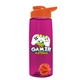 The Flair - 26 oz Transparent Tritan(TM) Bottle with Drink thru lid, Mixing Ball, and Digital Imprint