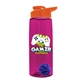 The Flair - 26 oz Transparent Tritan(TM) Bottle with Drink thru lid, Mixing Ball, and Digital Imprint