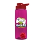 The Flair - 26 oz Transparent Tritan(TM) Bottle with Drink thru lid, Mixing Ball, and Digital Imprint