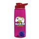 The Flair - 26 oz Transparent Tritan(TM) Bottle with Drink thru lid, Mixing Ball, and Digital Imprint