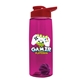 The Flair - 26 oz Transparent Tritan(TM) Bottle with Drink thru lid, Mixing Ball, and Digital Imprint