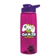 The Flair - 26 oz Transparent Tritan(TM) Bottle with Drink thru lid, Mixing Ball, and Digital Imprint