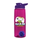 The Flair - 26 oz Transparent Tritan(TM) Bottle with Drink thru lid, Mixing Ball, and Digital Imprint