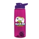 The Flair - 26 oz Transparent Tritan(TM) Bottle with Drink thru lid, Mixing Ball, and Digital Imprint