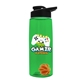 The Flair - 26 oz Transparent Tritan(TM) Bottle with Drink thru lid, Mixing Ball, and Digital Imprint