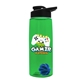 The Flair - 26 oz Transparent Tritan(TM) Bottle with Drink thru lid, Mixing Ball, and Digital Imprint