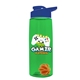 The Flair - 26 oz Transparent Tritan(TM) Bottle with Drink thru lid, Mixing Ball, and Digital Imprint