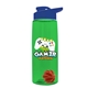 The Flair - 26 oz Transparent Tritan(TM) Bottle with Drink thru lid, Mixing Ball, and Digital Imprint