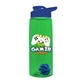 The Flair - 26 oz Transparent Tritan(TM) Bottle with Drink thru lid, Mixing Ball, and Digital Imprint