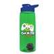 The Flair - 26 oz Transparent Tritan(TM) Bottle with Drink thru lid, Mixing Ball, and Digital Imprint
