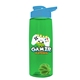 The Flair - 26 oz Transparent Tritan(TM) Bottle with Drink thru lid, Mixing Ball, and Digital Imprint