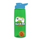 The Flair - 26 oz Transparent Tritan(TM) Bottle with Drink thru lid, Mixing Ball, and Digital Imprint