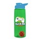 The Flair - 26 oz Transparent Tritan(TM) Bottle with Drink thru lid, Mixing Ball, and Digital Imprint