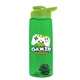 The Flair - 26 oz Transparent Tritan(TM) Bottle with Drink thru lid, Mixing Ball, and Digital Imprint