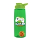 The Flair - 26 oz Transparent Tritan(TM) Bottle with Drink thru lid, Mixing Ball, and Digital Imprint
