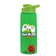 The Flair - 26 oz Transparent Tritan(TM) Bottle with Drink thru lid, Mixing Ball, and Digital Imprint