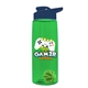 The Flair - 26 oz Transparent Tritan(TM) Bottle with Drink thru lid, Mixing Ball, and Digital Imprint