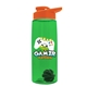 The Flair - 26 oz Transparent Tritan(TM) Bottle with Drink thru lid, Mixing Ball, and Digital Imprint