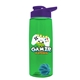 The Flair - 26 oz Transparent Tritan(TM) Bottle with Drink thru lid, Mixing Ball, and Digital Imprint