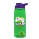 The Flair - 26 oz Transparent Tritan(TM) Bottle with Drink thru lid, Mixing Ball, and Digital Imprint