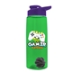 The Flair - 26 oz Transparent Tritan(TM) Bottle with Drink thru lid, Mixing Ball, and Digital Imprint