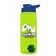 The Flair - 26 oz Transparent Tritan(TM) Bottle with Drink thru lid, Mixing Ball, and Digital Imprint