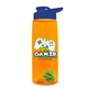 The Flair - 26 oz Transparent Tritan(TM) Bottle with Drink thru lid, Mixing Ball, and Digital Imprint