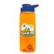 The Flair - 26 oz Transparent Tritan(TM) Bottle with Drink thru lid, Mixing Ball, and Digital Imprint