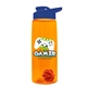 The Flair - 26 oz Transparent Tritan(TM) Bottle with Drink thru lid, Mixing Ball, and Digital Imprint