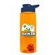 The Flair - 26 oz Transparent Tritan(TM) Bottle with Drink thru lid, Mixing Ball, and Digital Imprint