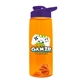The Flair - 26 oz Transparent Tritan(TM) Bottle with Drink thru lid, Mixing Ball, and Digital Imprint