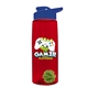 The Flair - 26 oz Transparent Tritan(TM) Bottle with Drink thru lid, Mixing Ball, and Digital Imprint