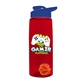 The Flair - 26 oz Transparent Tritan(TM) Bottle with Drink thru lid, Mixing Ball, and Digital Imprint