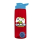 The Flair - 26 oz Transparent Tritan(TM) Bottle with Drink thru lid, Mixing Ball, and Digital Imprint