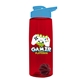 The Flair - 26 oz Transparent Tritan(TM) Bottle with Drink thru lid, Mixing Ball, and Digital Imprint