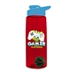 The Flair - 26 oz Transparent Tritan(TM) Bottle with Drink thru lid, Mixing Ball, and Digital Imprint
