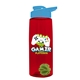 The Flair - 26 oz Transparent Tritan(TM) Bottle with Drink thru lid, Mixing Ball, and Digital Imprint