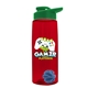 The Flair - 26 oz Transparent Tritan(TM) Bottle with Drink thru lid, Mixing Ball, and Digital Imprint